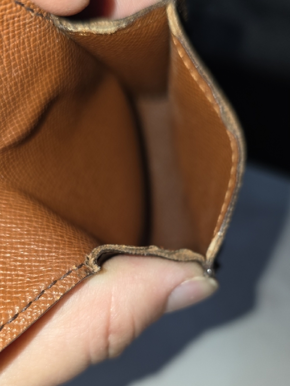 Vintage Louis Vuitton Brown Monogram Canvas Cigarette Pouch - Picture 4 of 12